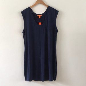 Joe Fresh Navy Rayon Dress
